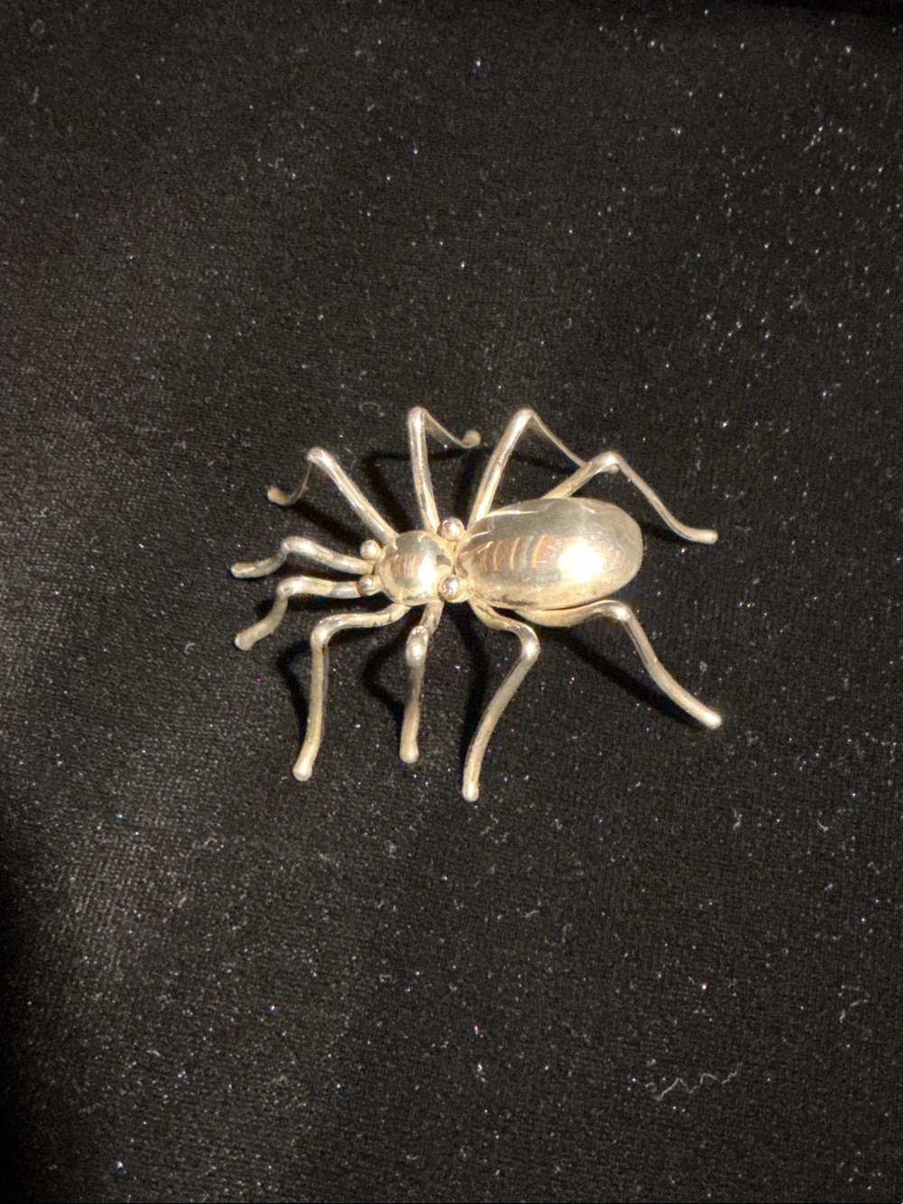 Sterling Silver Spider Brooch/Pin